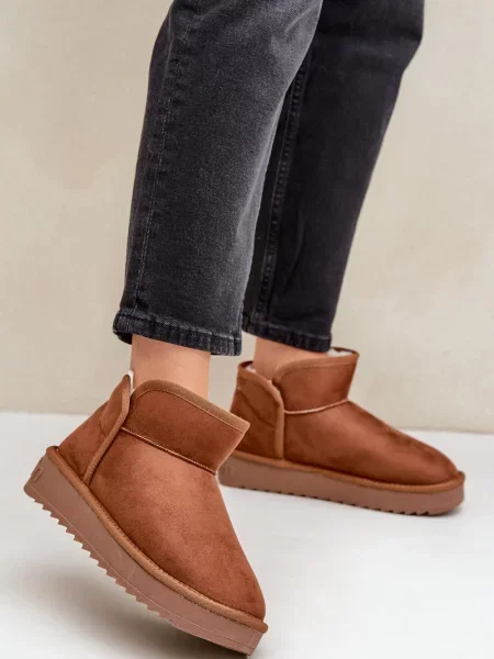 Čizmice D.franklin s platformom smeđa