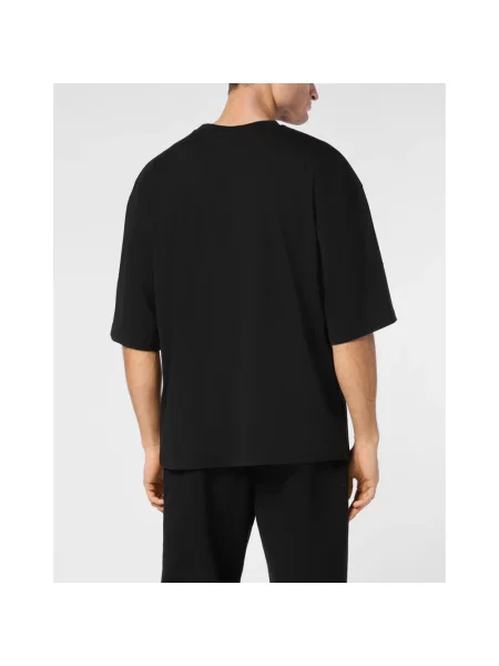 PLEIN SPORT t-shirt z nadrukiem PAEC czarny