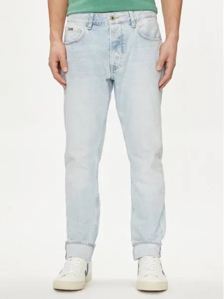 Pepe Jeans Джинси Tapered Fit блакитний
