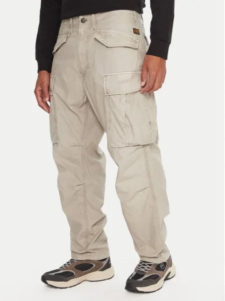 G-Star Raw Текстилни панталони Cargo бежов