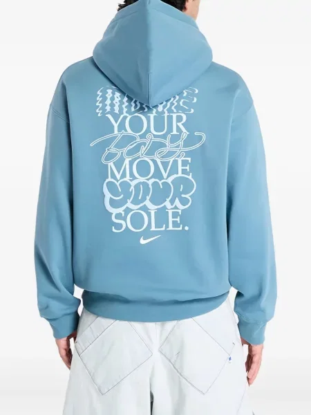 Kratke hlače kargo Nike s printom od flisa bijela