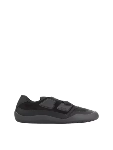 Sneakersy Prada zamszowe czarne