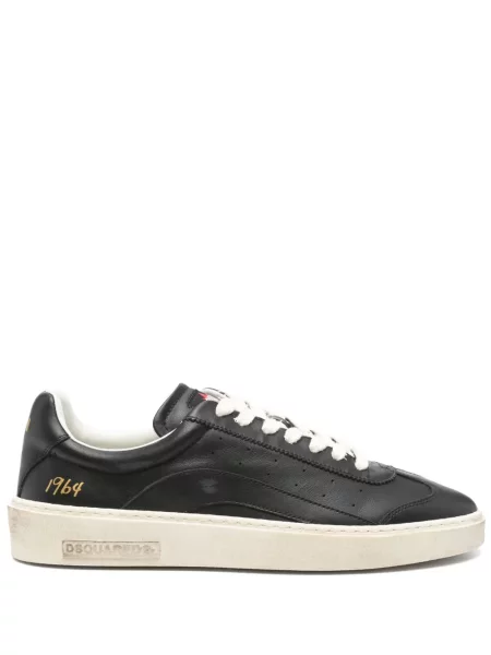 Sneakerși Dsquared2 din piele negru