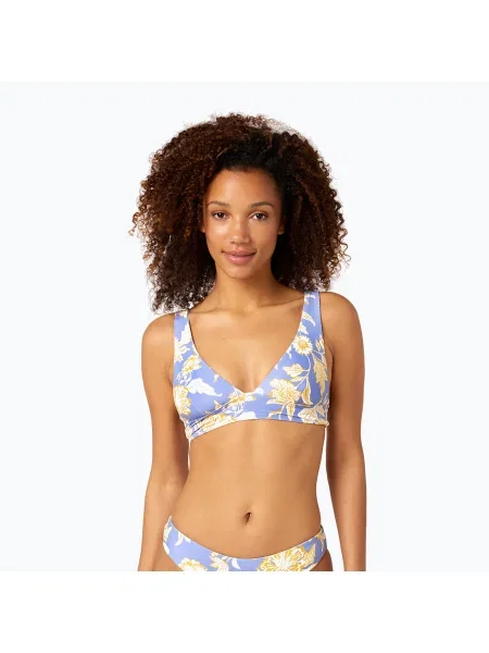 Top de costum de baie Rip Curl Ocean Together Halter Revo 70 albastră