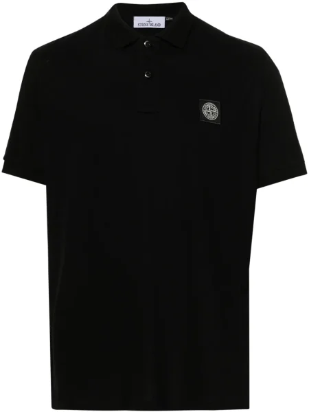 Polo Stone Island cu strasuri negru