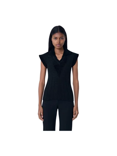 Dzianinowy sweter Kiko Kostadinov czarny