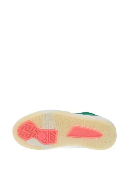Sneakerși Jordan din piele de căprioară verde