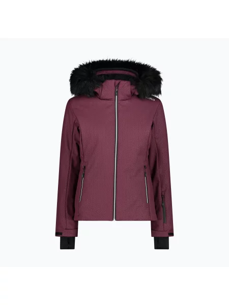 Kurtka narciarska CMP burgundy bordowa