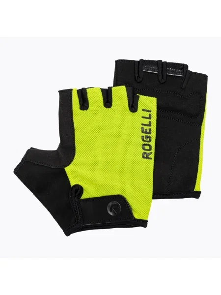 Olcsóbban. Rogelli Core fluor férfi kerékpáros kesztyű. Méret: M zöld