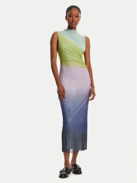 Desigual Rochie cocktail Lola Colorat violet