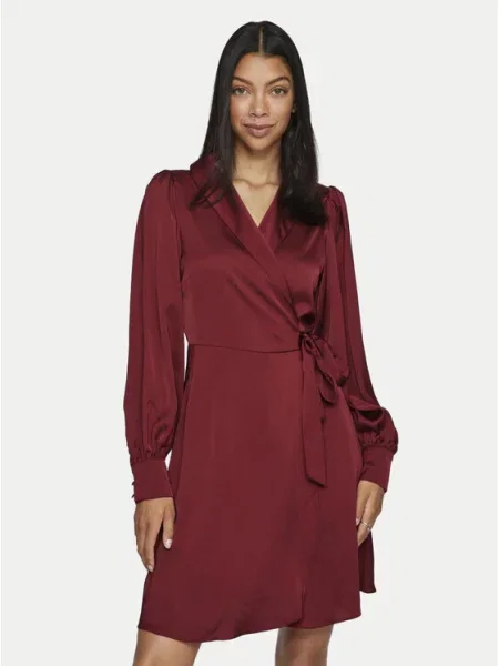 Vila Rochie cocktail Enna Vișiniu roșu