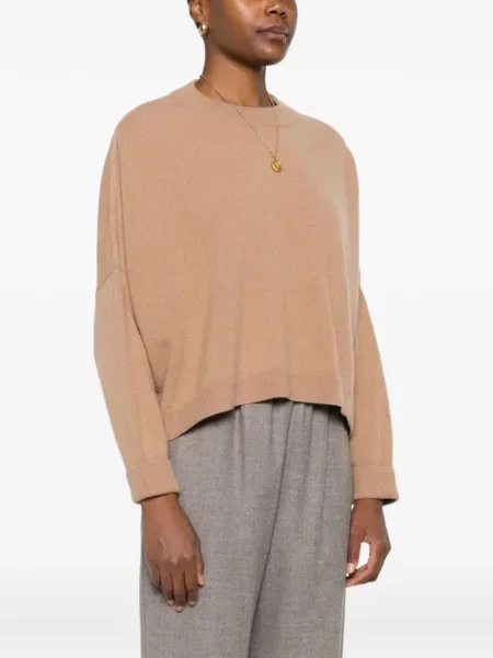 Pulover Alberta Ferretti cu decolteu rotund lung