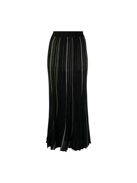 Spódnica Sonia Rykiel w paski z paskiem czarna
