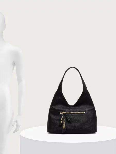 Кожаная сумка Love Moschino