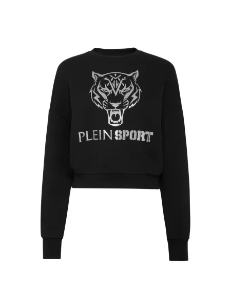 Bluza Plein Sport w tygrysie prążki czarna