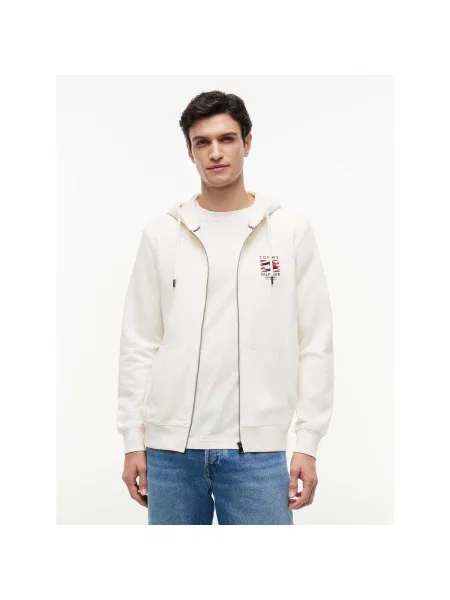 Mikina Tommy Hilfiger béžová
