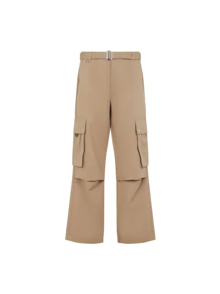 Spodnie Jacquemus brązowe