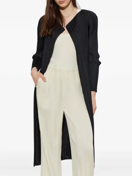 Cardigan Pleats Please Issey Miyake negru