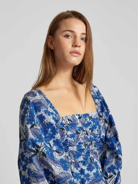 Weekend Max Mara bluzka wzorzysta niebieski