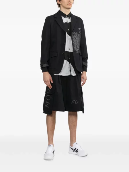 Яке тип риза Comme Des Garçons Shirt с принт кепър синьо