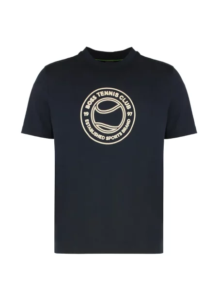 Tricou Boss cu imagine albastru