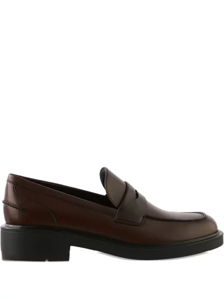 Kožne chunky loaferice Högl smeđa