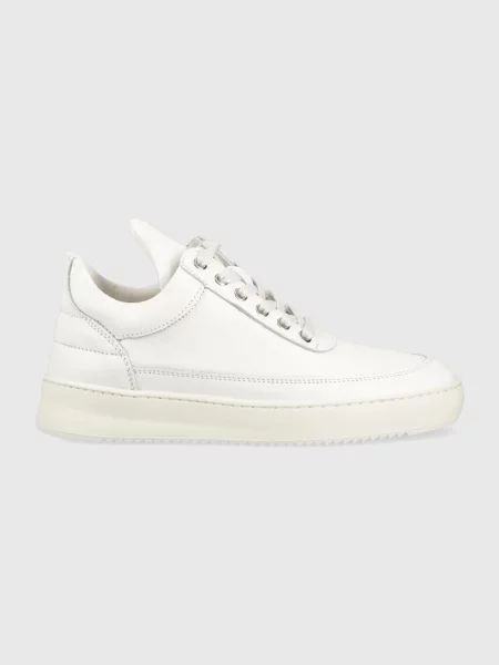 Filling Pieces sneakers din piele Low Top Ripple Nappa alb