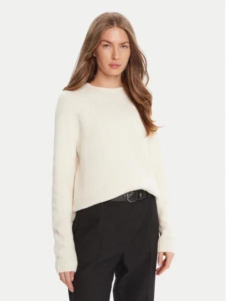 BOSS Pulover Febisan Écru