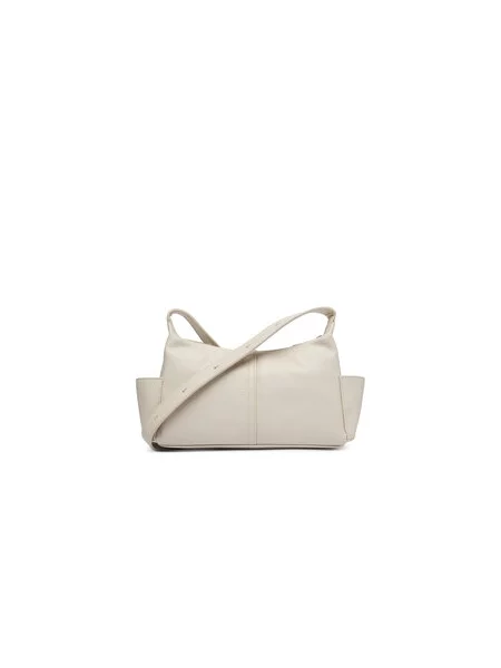 Calvin Klein Kabelka Pockets Monologo Crossbody Krémová béžová
