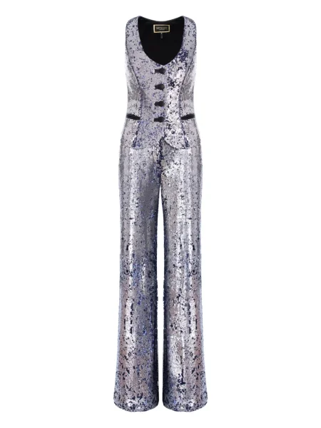 Vestă Mitiliane Couture cu paiete argintiu