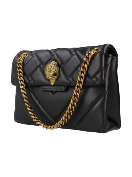 Mała mały torebka skórzana Kurt Geiger skórzana czarna