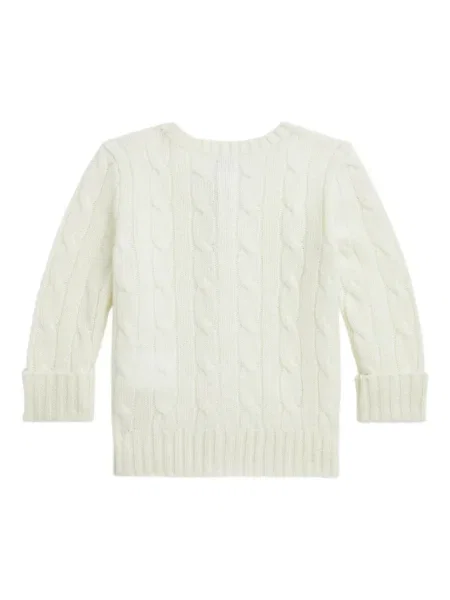 Dětské kardigan Polo Ralph Lauren bílý