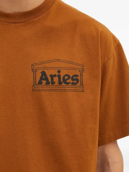 Tricou Aries cu autograf maro