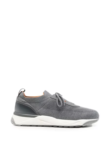 Sneakerși Santoni gri