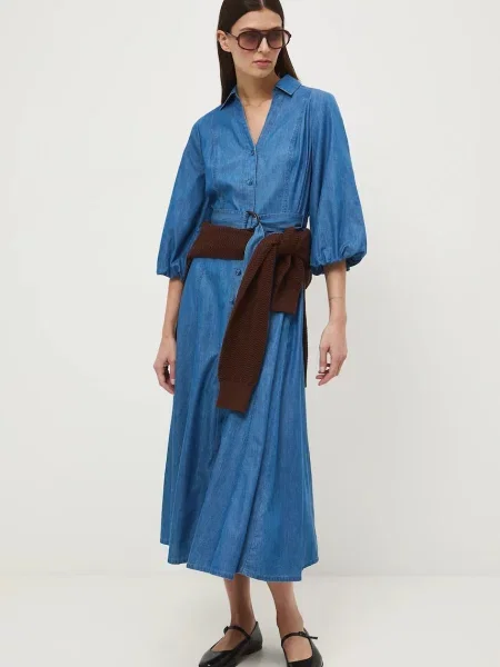 Medicine sukienka jeansowa niebieska