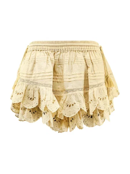 Mała mały spódnica mini Marant Etoile żółta