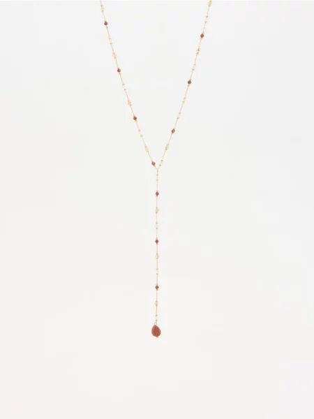 Reserved Colier cu pietre decorative multicolor