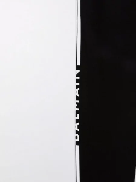 Legginsy dziecięce Balmain czarne