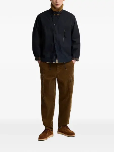 Gulerat geacă Barbour din fleece albastru