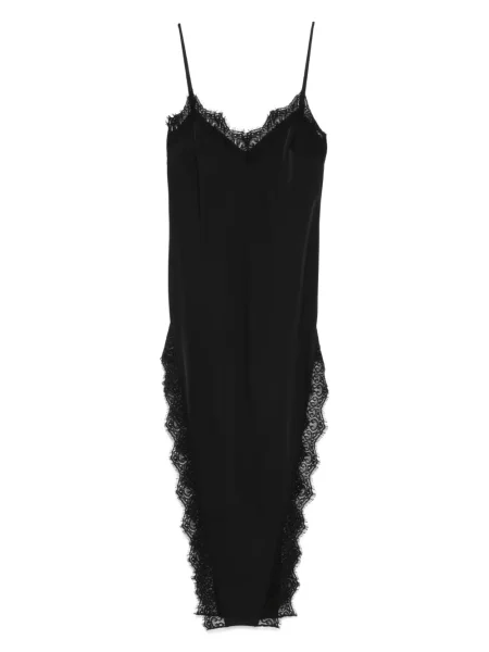 Rochie Nissa cu crăpătură de costum negru