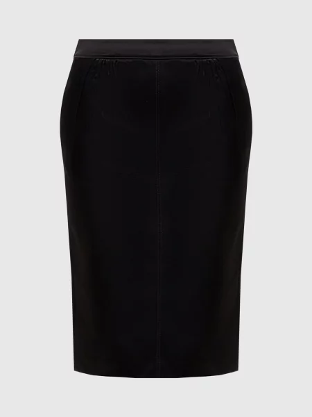 Юбка-карандаш Saint Laurent черная