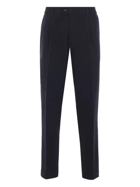 Pantaloni Eleventy plisate albastru