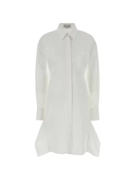 Sukienka koszulowa Stella Mccartney do kolan garniturowa biała