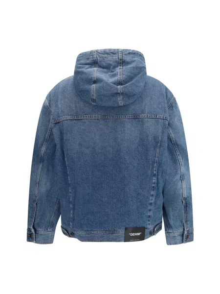 Kurtka jeansowa Off-white pikowana biała