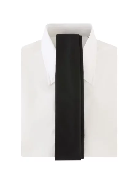 Cravată Lardini de flanelă negru