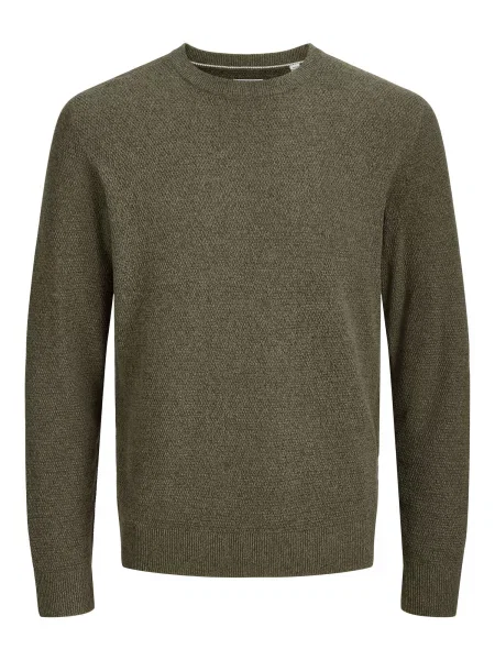 JACK & JONES Pulover JJERYDER kaki