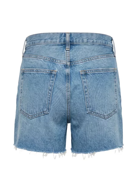 Pantaloni scurți din denim Frame albastru