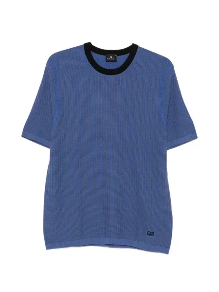 Tricou Ps Paul Smith tricotate albastru