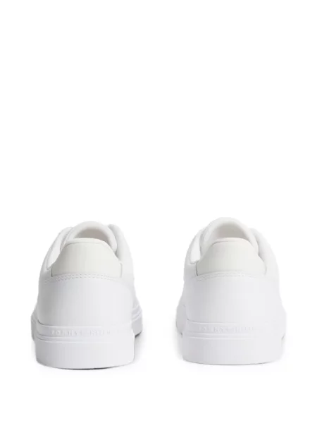 Sneakerși Tommy Hilfiger cu imagine alb