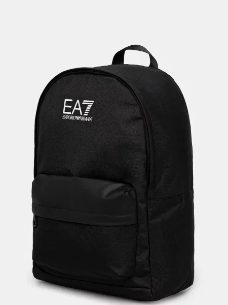 Рюкзак Emporio Armani великий з принтом чорний